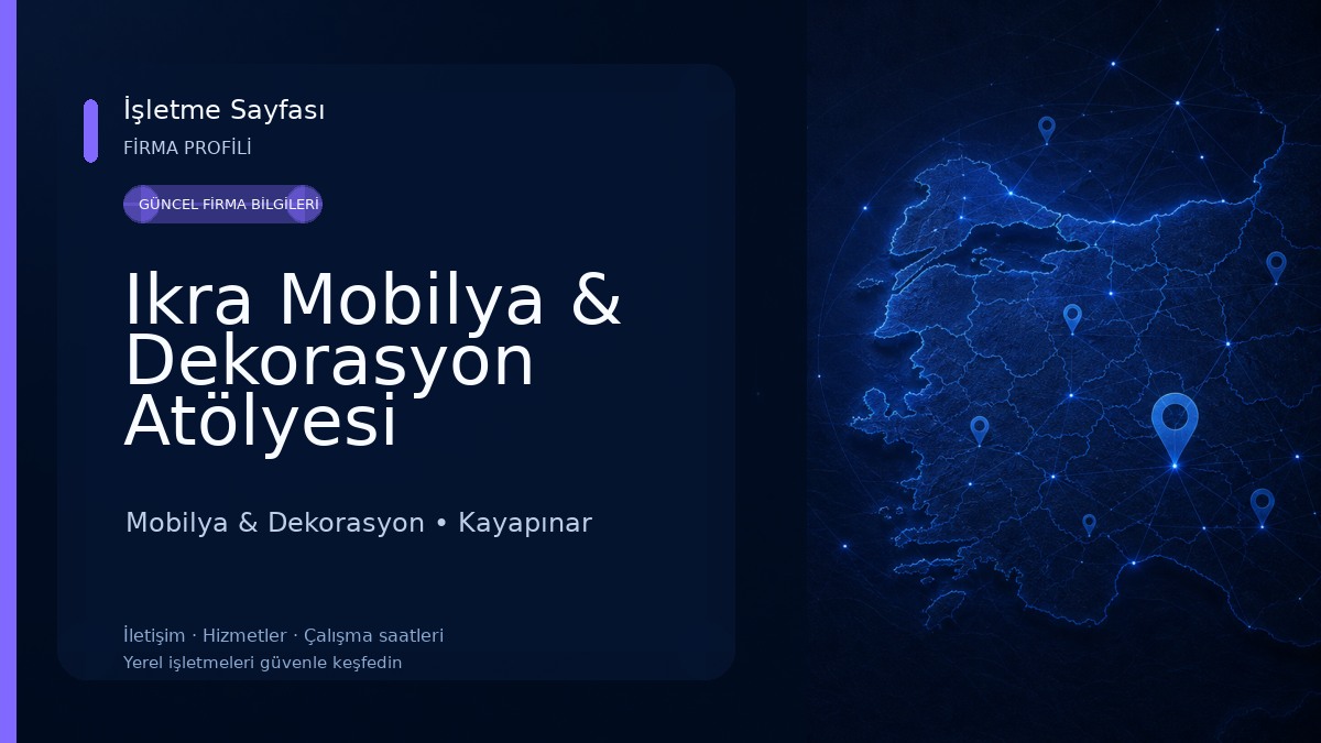 Ikra Mobilya & Dekorasyon Atölyesi Mobilya & Dekorasyon