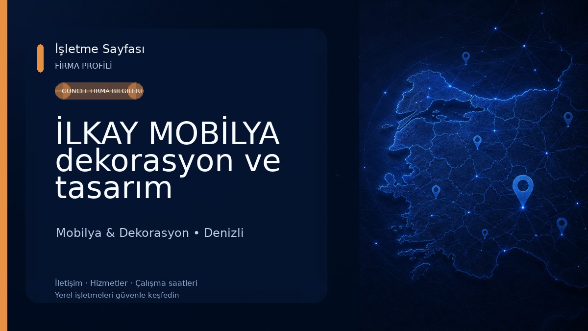 İLKAY MOBİLYA dekorasyon ve tasarım