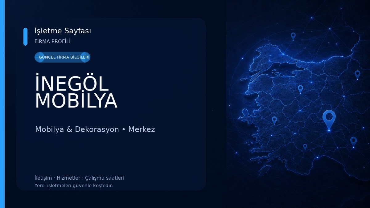 İNEGÖL MOBİLYA Mobilya & Dekorasyon