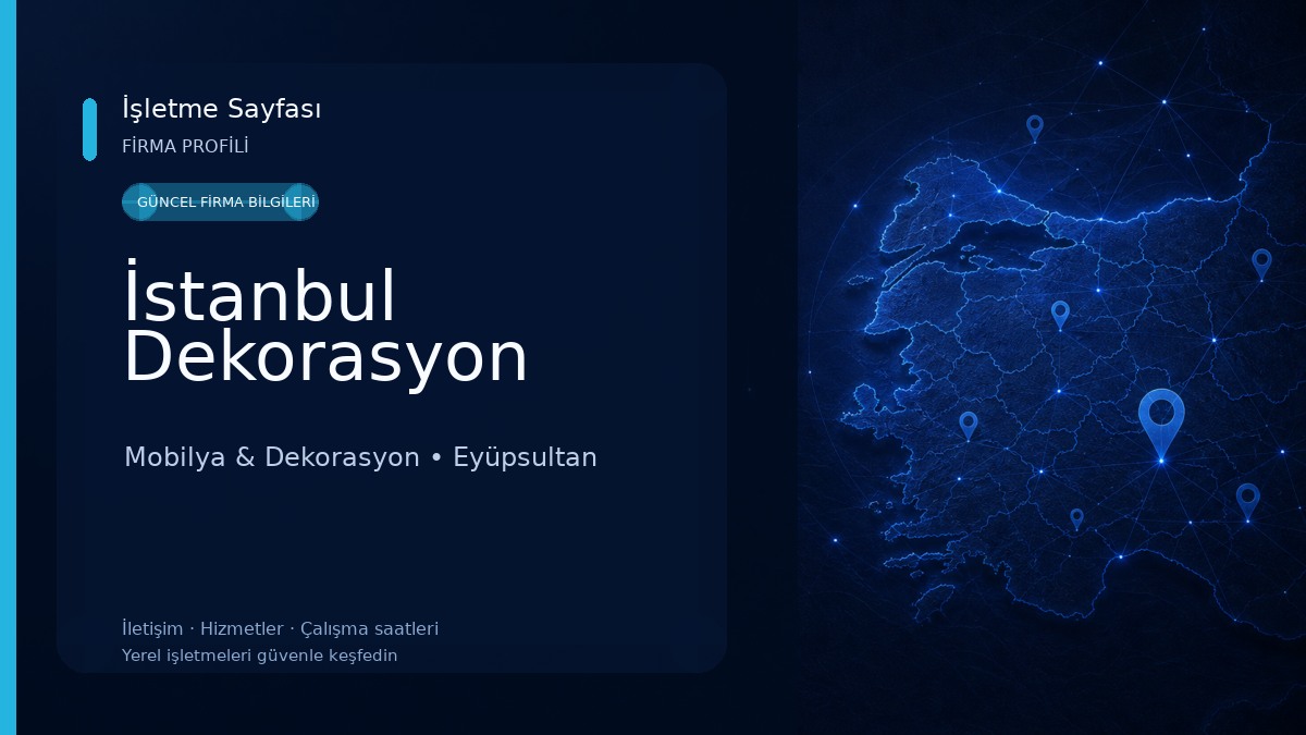 İstanbul Dekorasyon Mobilya & Dekorasyon