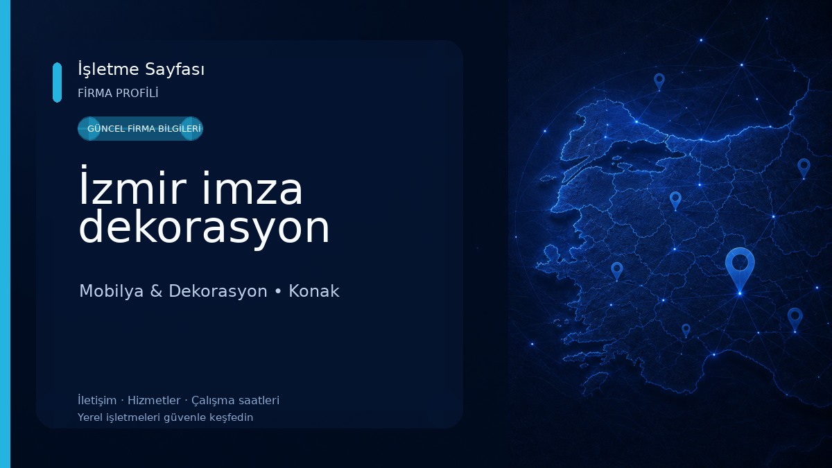 İzmir imza dekorasyon Mobilya & Dekorasyon