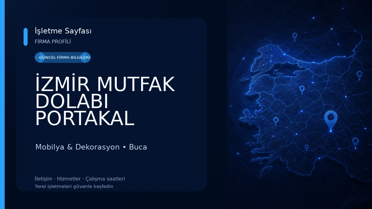 İZMİR MUTFAK DOLABI PORTAKAL MOBİLYA DEKORASYON TADİLAT