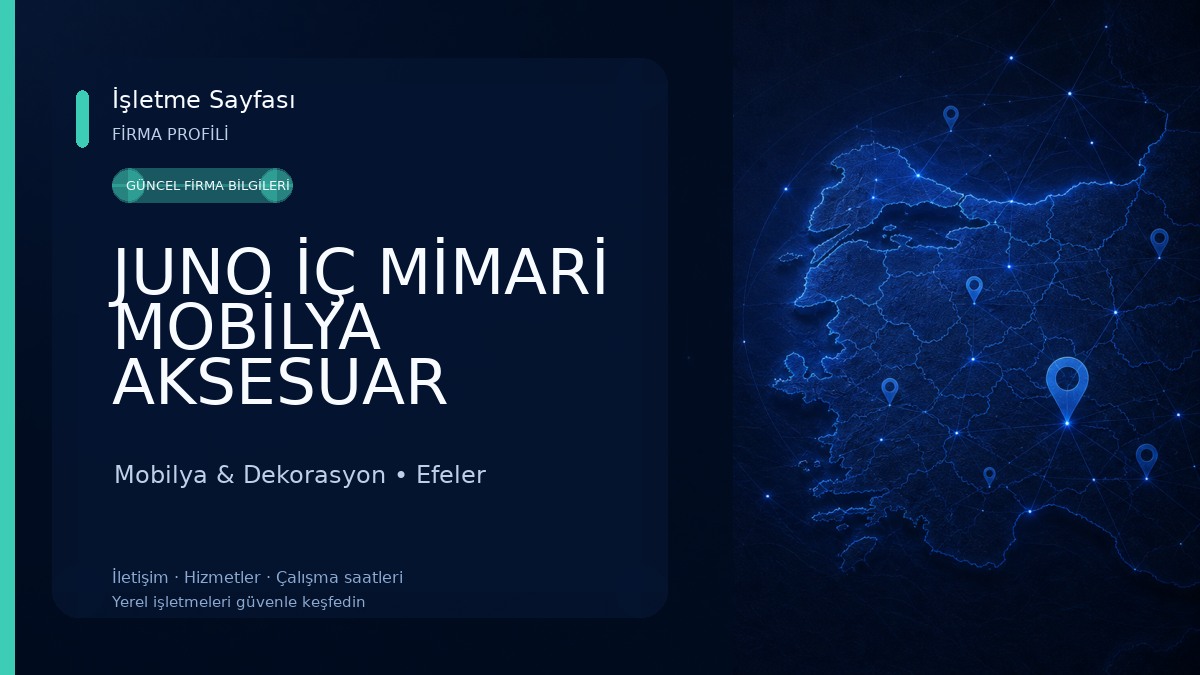 JUNO İÇ MİMARİ MOBİLYA AKSESUAR Mobilya & Dekorasyon