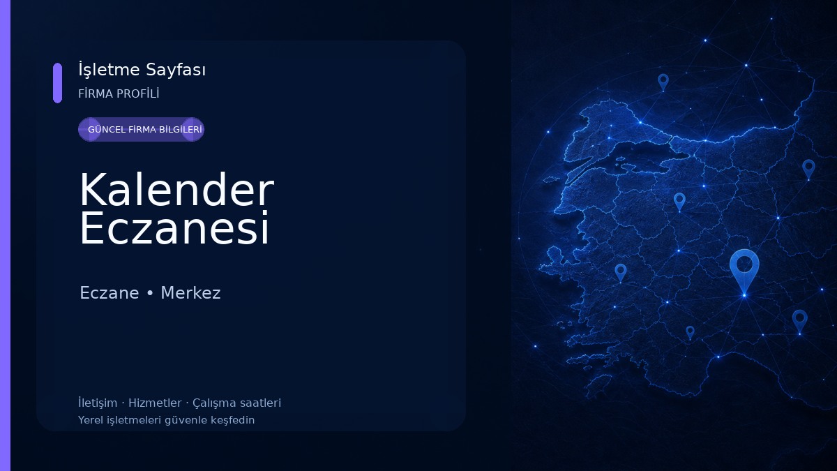 Kalender Eczanesi Eczane