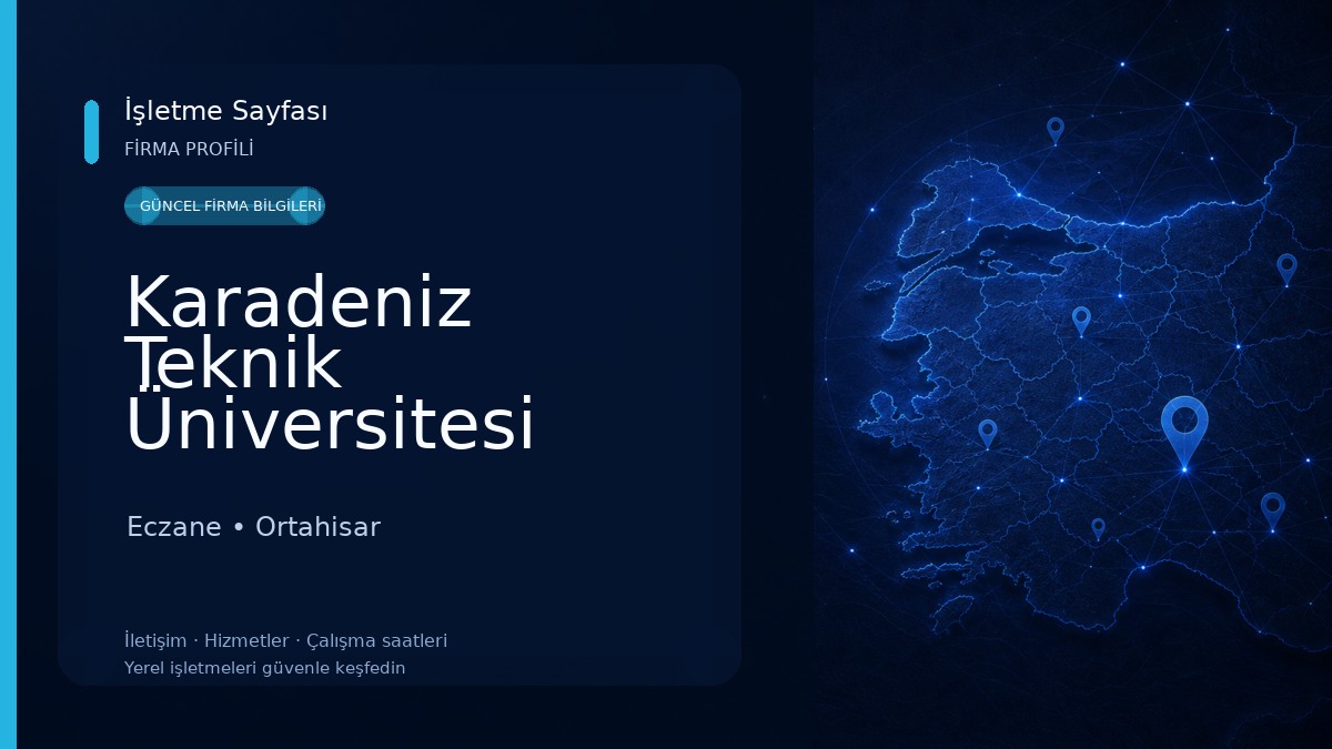 Karadeniz Teknik Üniversitesi Eczane