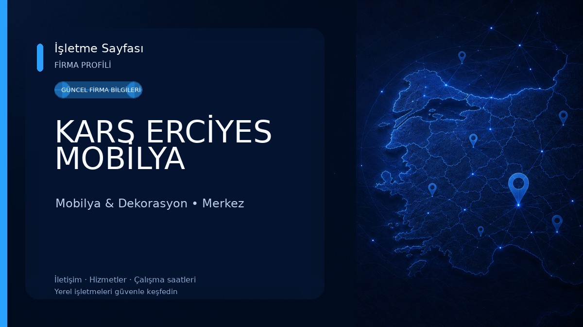 KARS ERCİYES MOBİLYA Mobilya & Dekorasyon