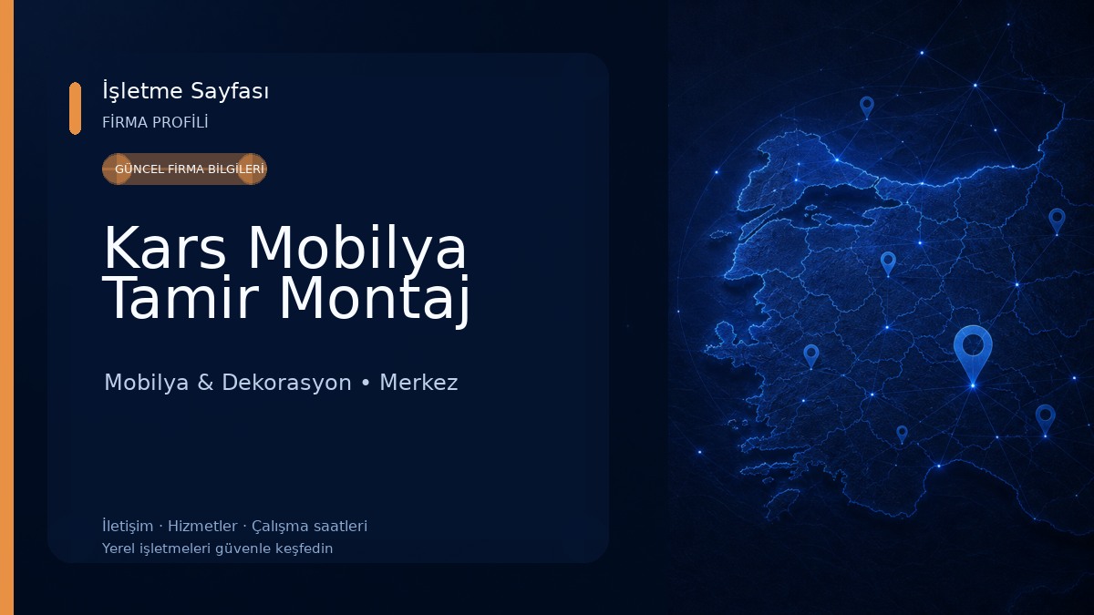 Kars Mobilya Tamir Montaj Mobilya & Dekorasyon