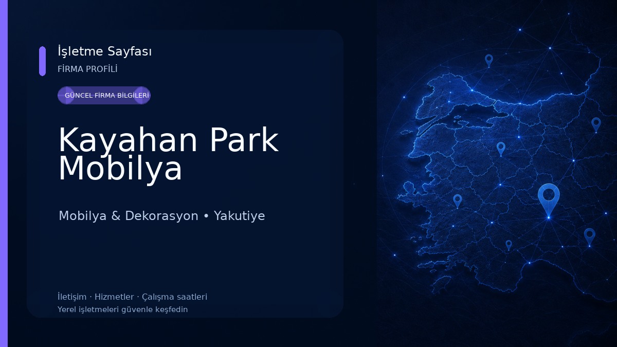 Kayahan Park Mobilya Mobilya & Dekorasyon
