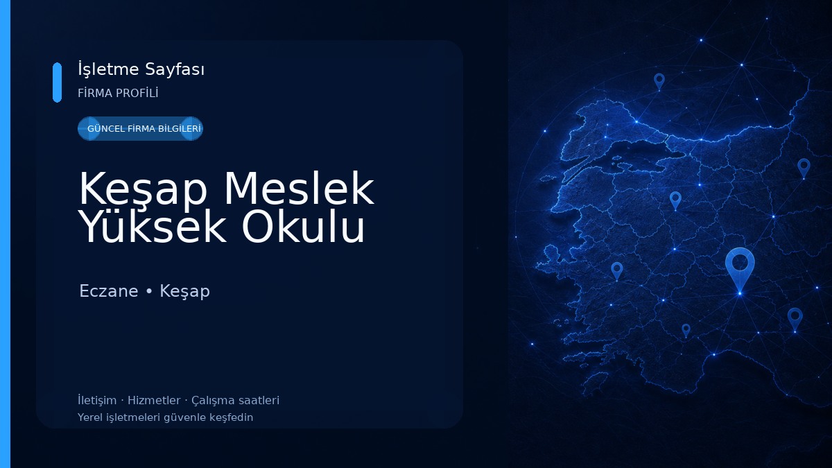 Keşap Meslek Yüksek Okulu Eczane