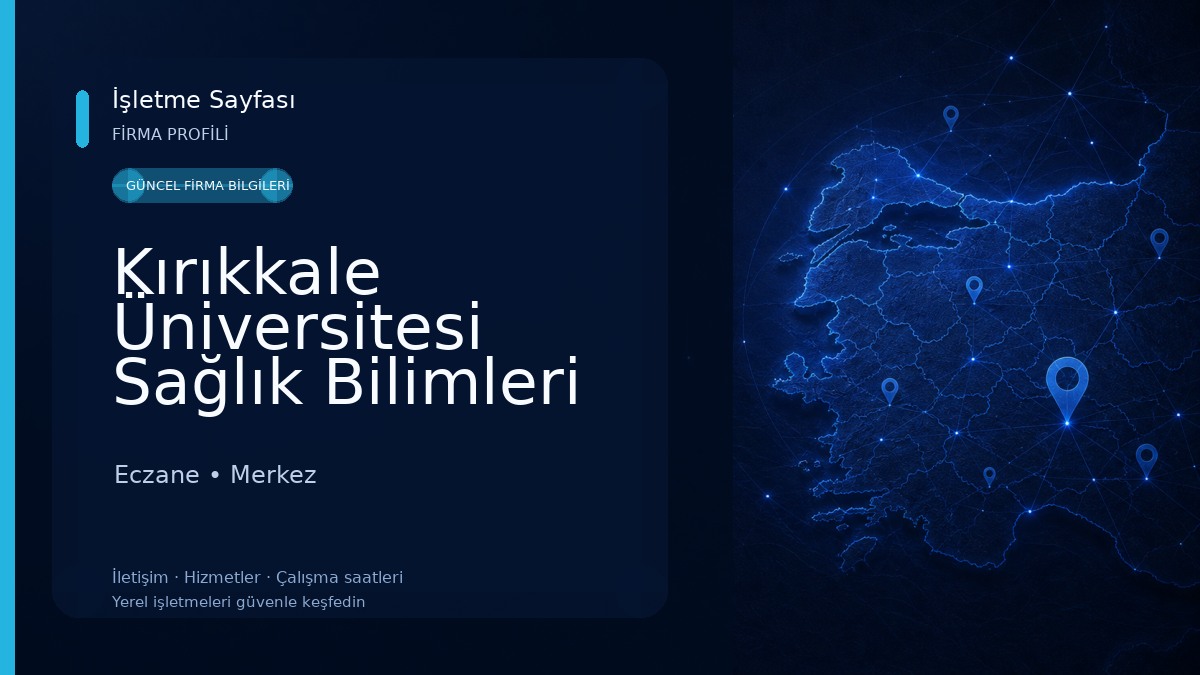 Kırıkkale Üniversitesi Sağlık Bilimleri Fakültesi Eczane