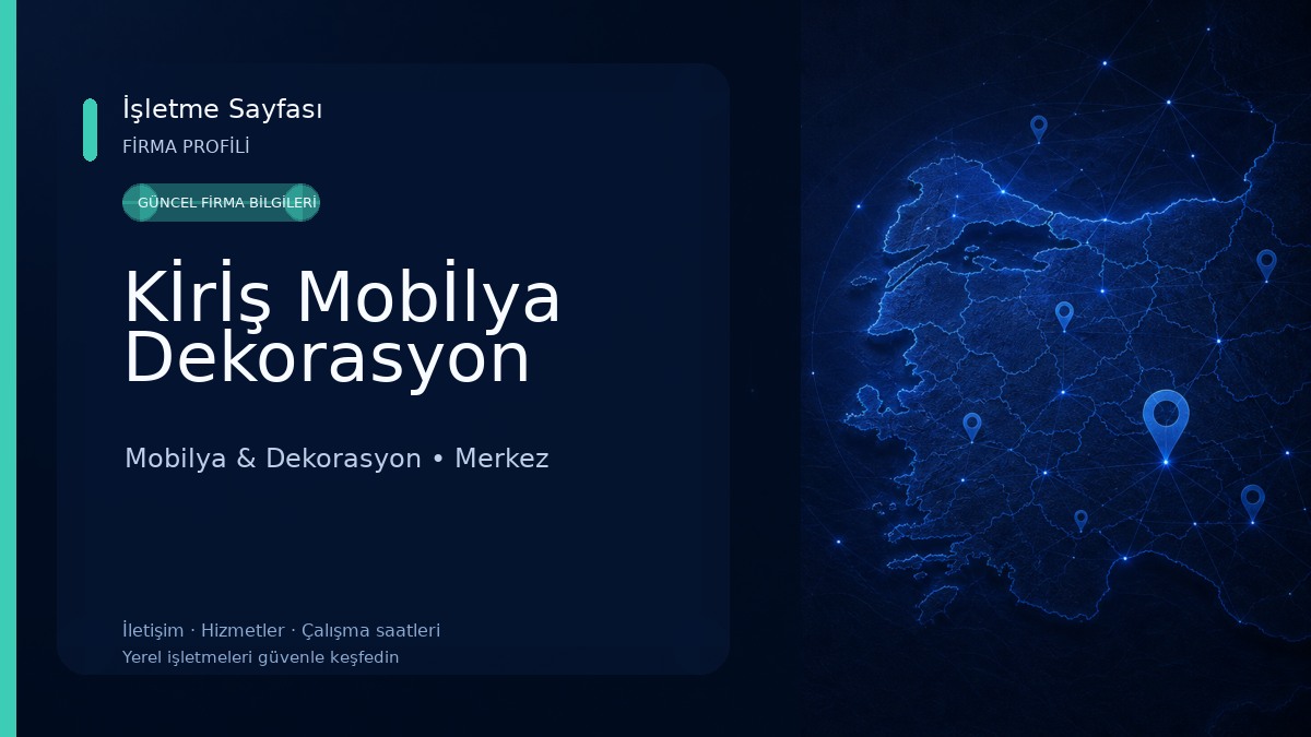 Kİrİş Mobİlya Dekorasyon Mobilya & Dekorasyon