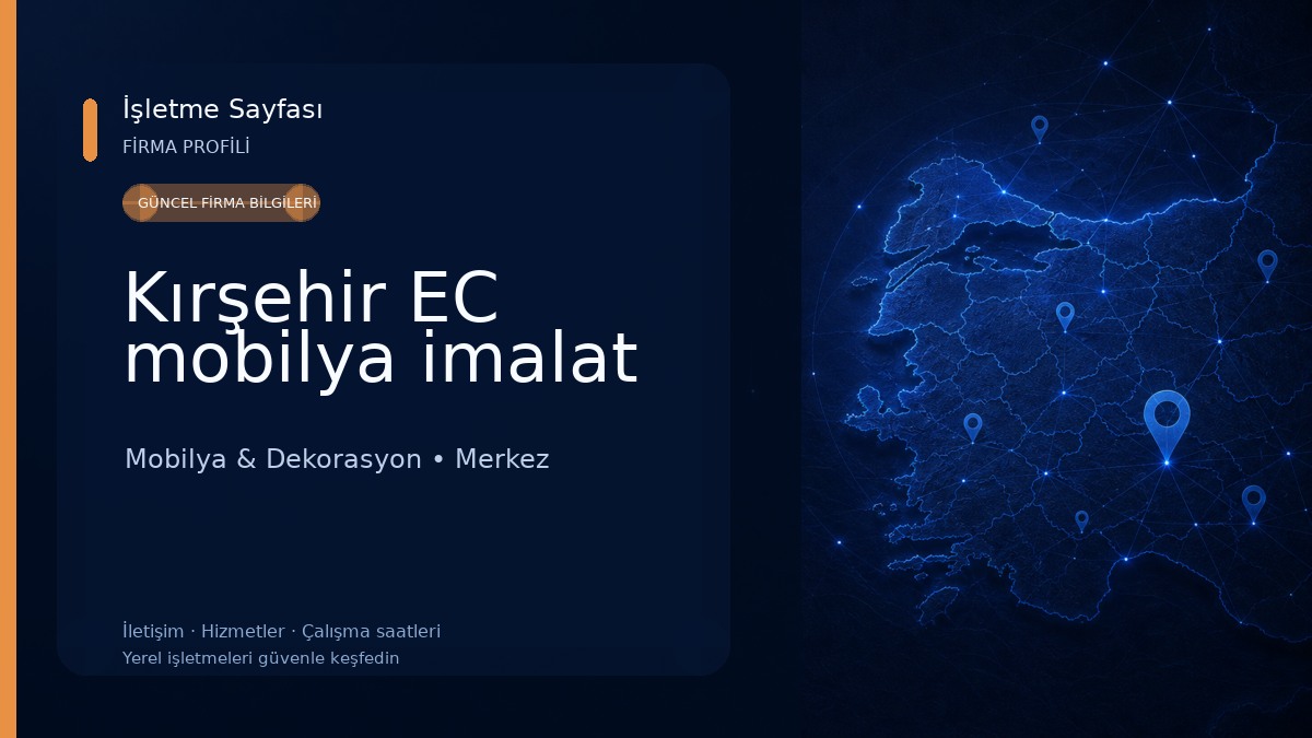Kırşehir EC mobilya imalat Mobilya & Dekorasyon
