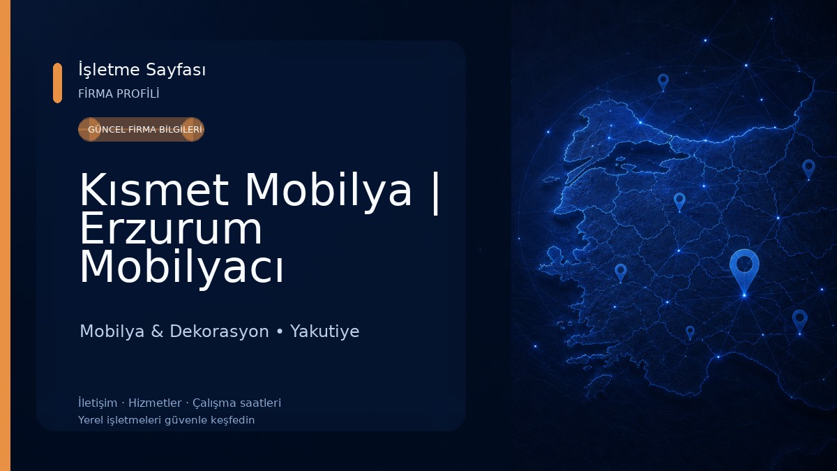 Kısmet Mobilya | Erzurum Mobilyacı