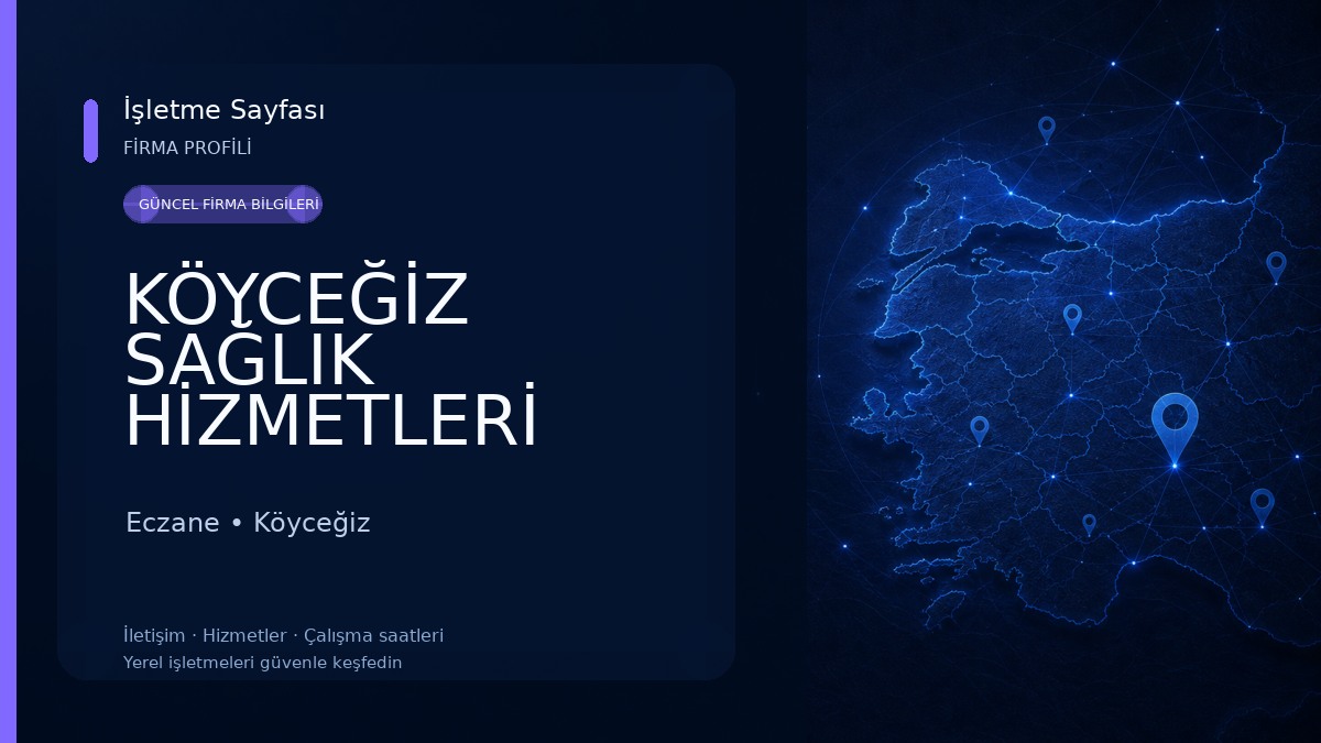 KÖYCEĞİZ SAĞLIK HİZMETLERİ MESLEK YÜKSEKOKULU Eczane