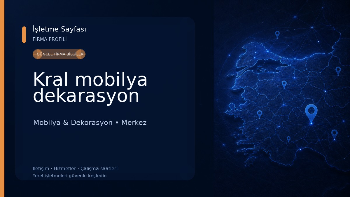 Kral mobilya dekarasyon Mobilya & Dekorasyon