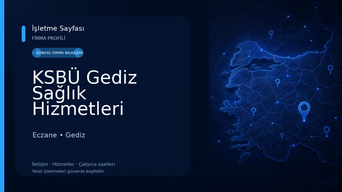 KSBÜ Gediz Sağlık Hizmetleri Meslek Yüksekokulu