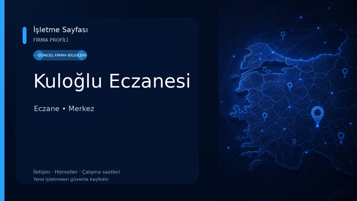 Kuloğlu Eczanesi Eczane