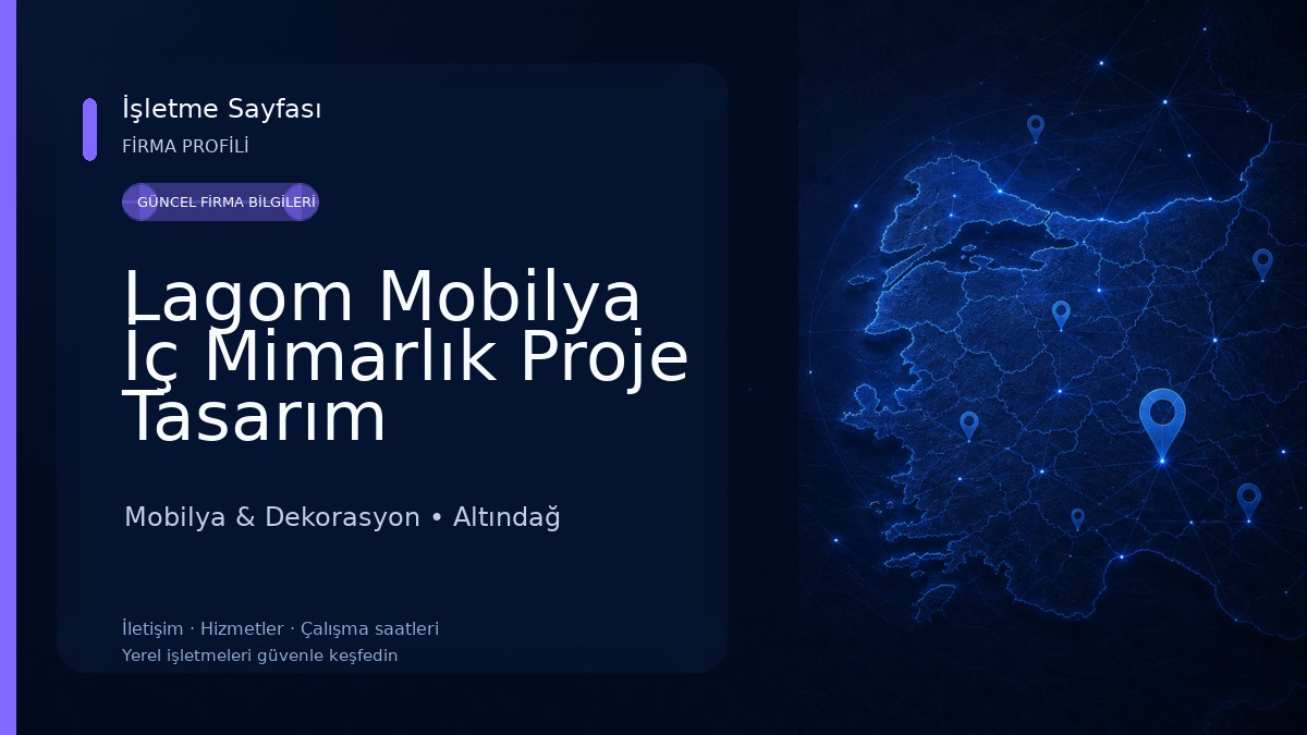 Lagom Mobilya İç Mimarlık Proje Tasarım Mobilya & Dekorasyon