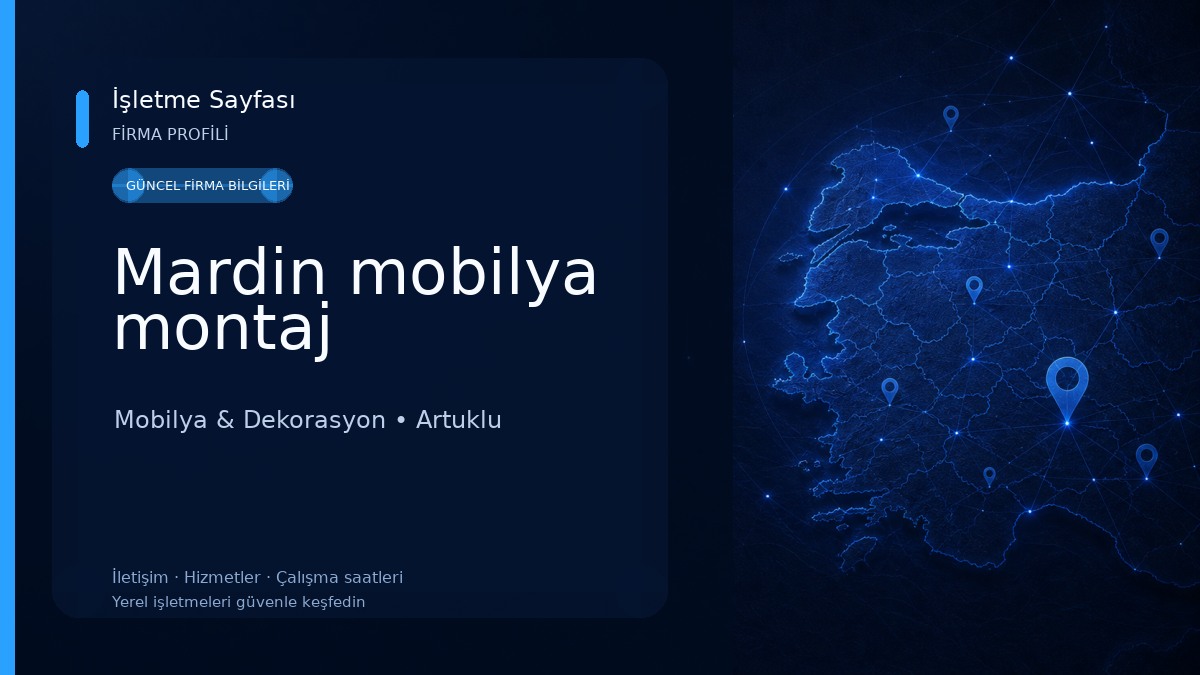 Mardin mobilya montaj Mobilya & Dekorasyon