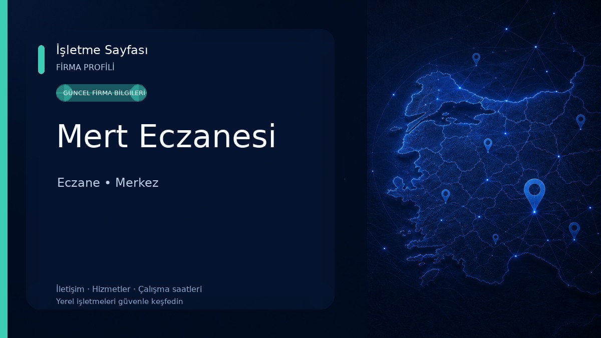 Mert Eczanesi Eczane