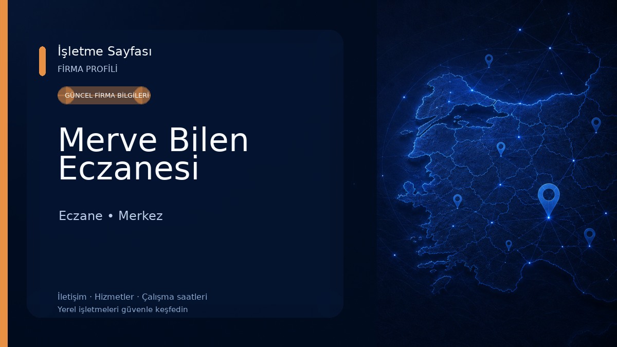 Merve Bilen Eczanesi Eczane