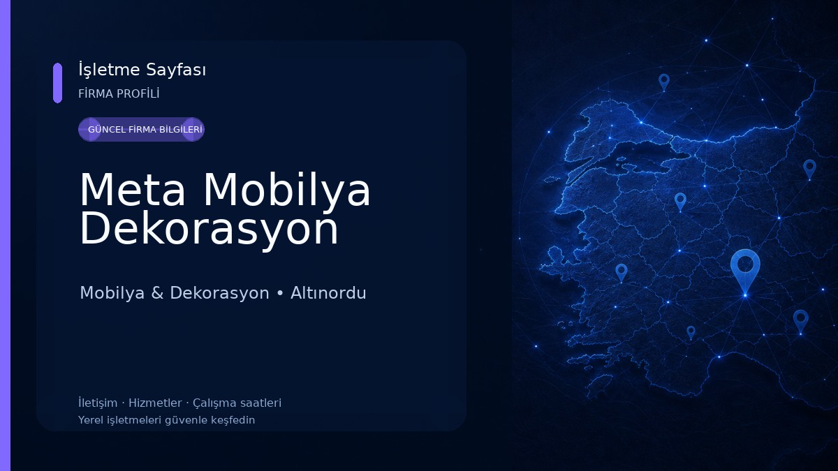 Meta Mobilya Dekorasyon 