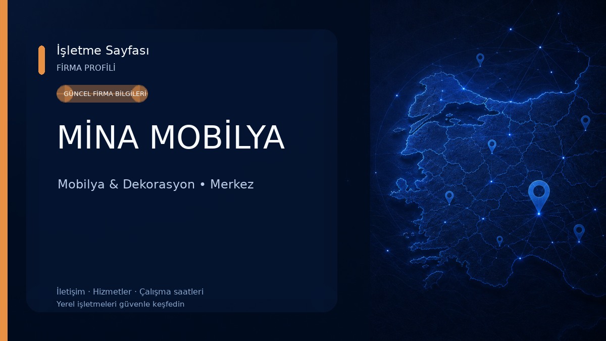 MİNA MOBİLYA Mobilya & Dekorasyon