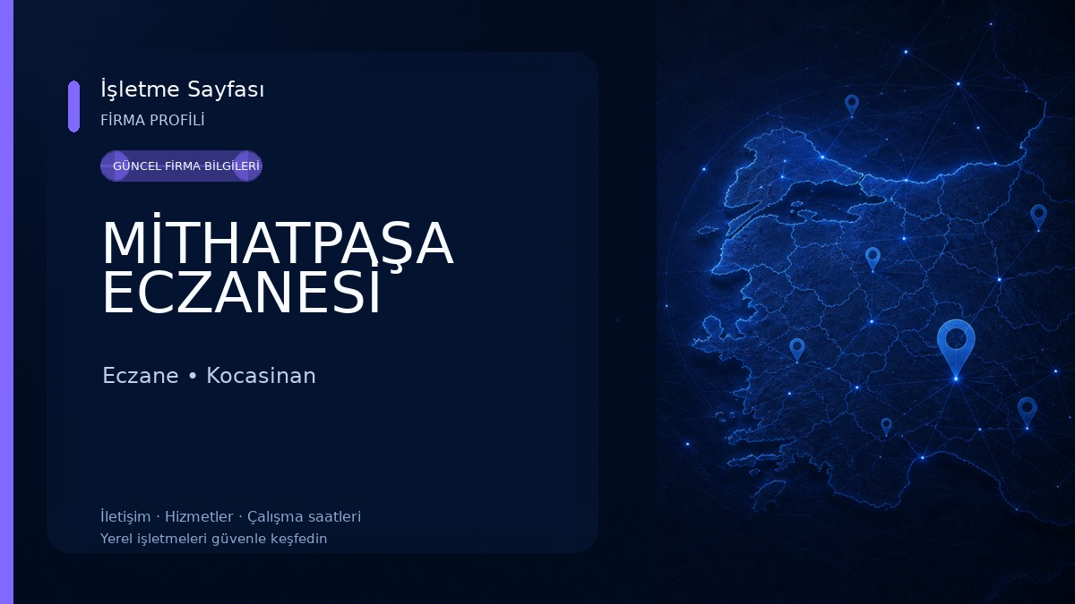 MİTHATPAŞA ECZANESİ