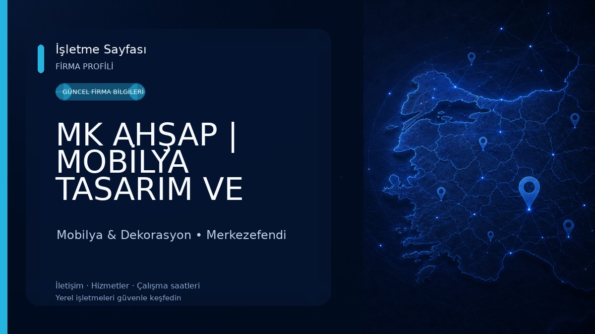 MK AHŞAP | MOBİLYA TASARIM VE DEKORASYON