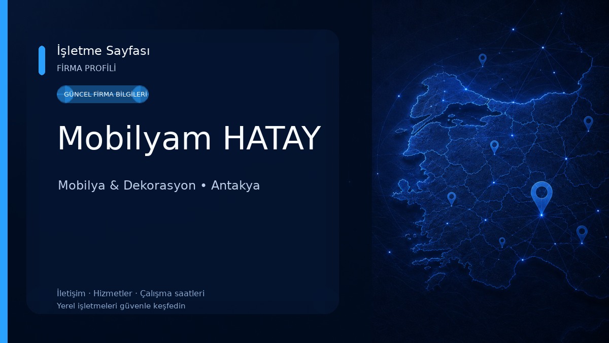 Mobilyam HATAY Mobilya & Dekorasyon