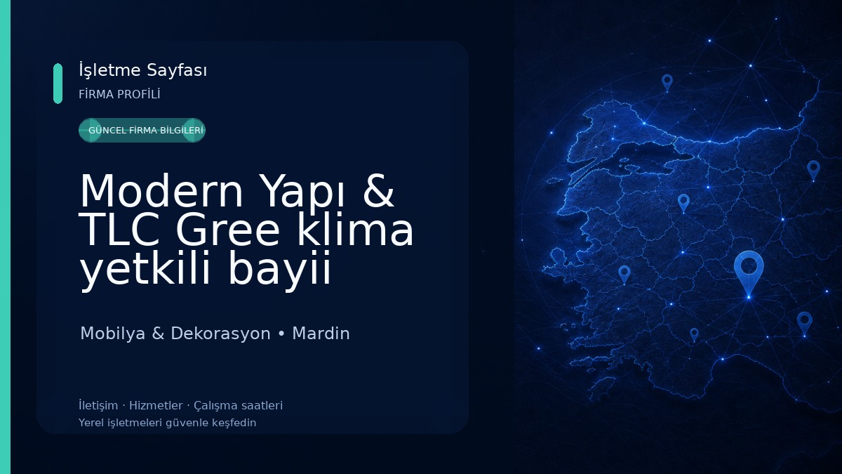Modern Yapı & TLC Gree klima yetkili bayii Mobilya & Dekorasyon
