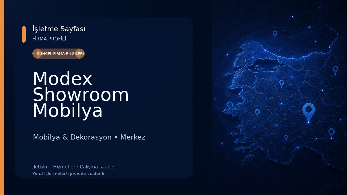 Modex Showroom Mobilya 