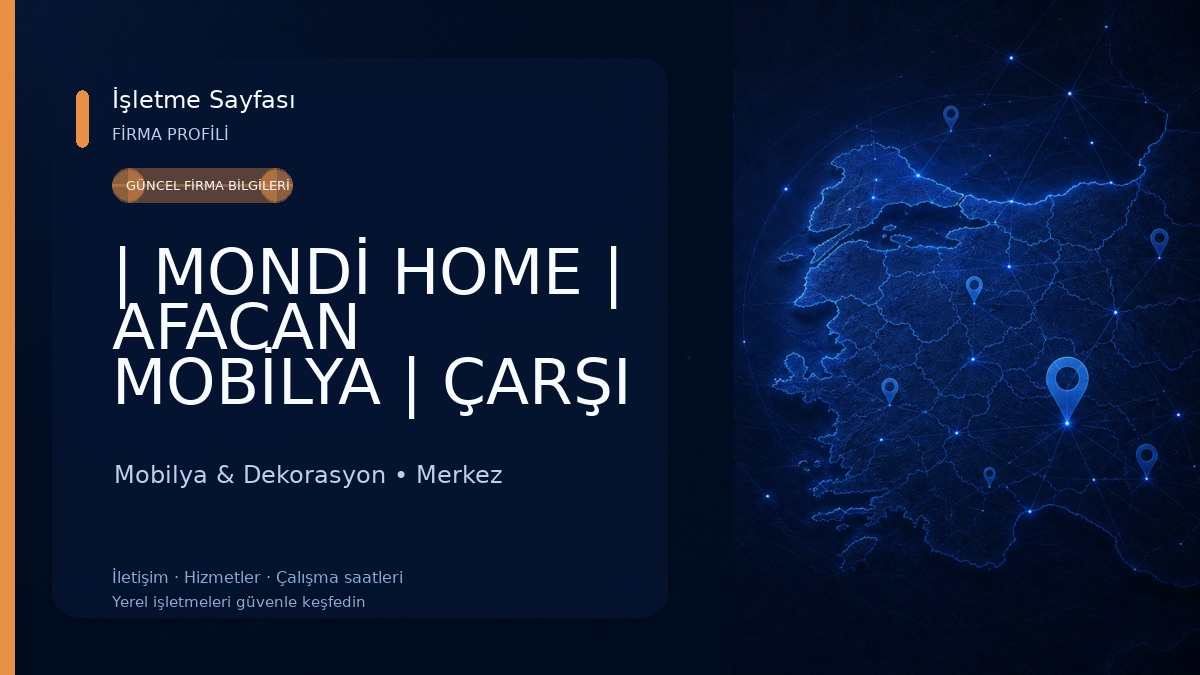 | MONDİ HOME | AFACAN MOBİLYA | ÇARŞI MAĞAZA |KIRKLARELİ