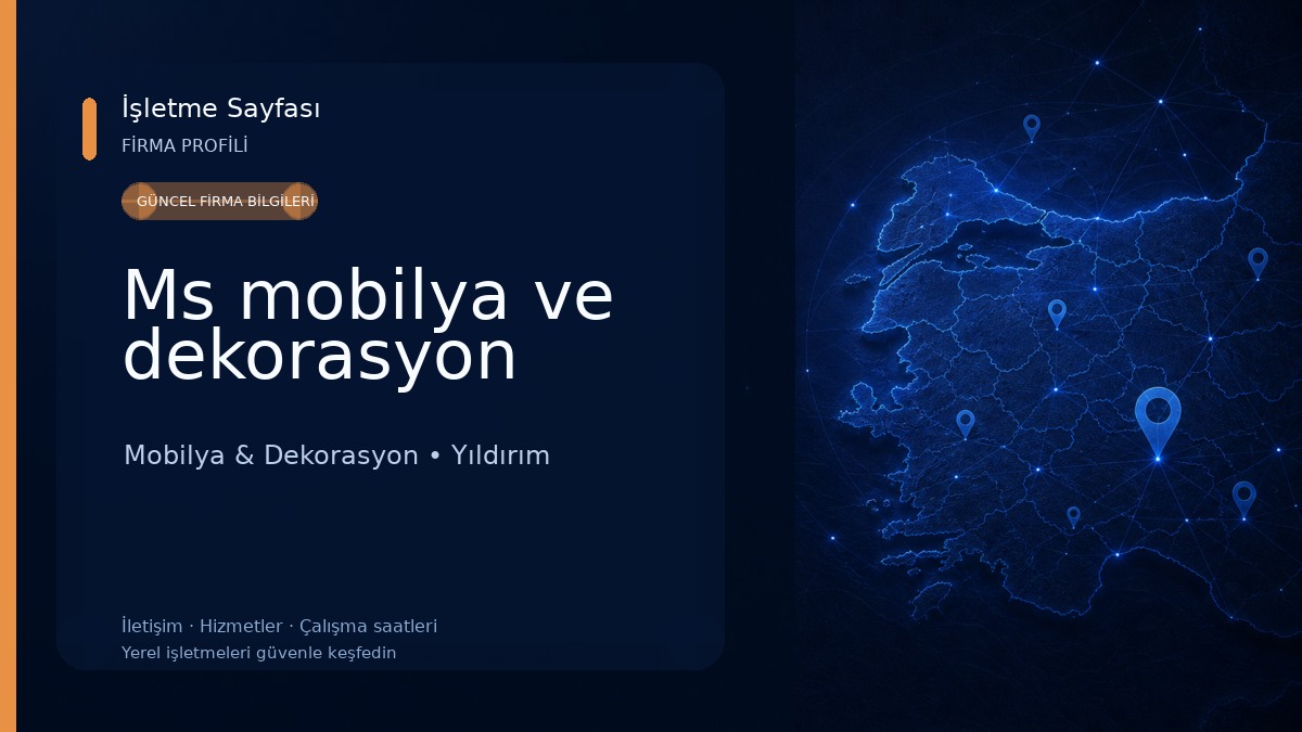Ms mobilya ve dekorasyon