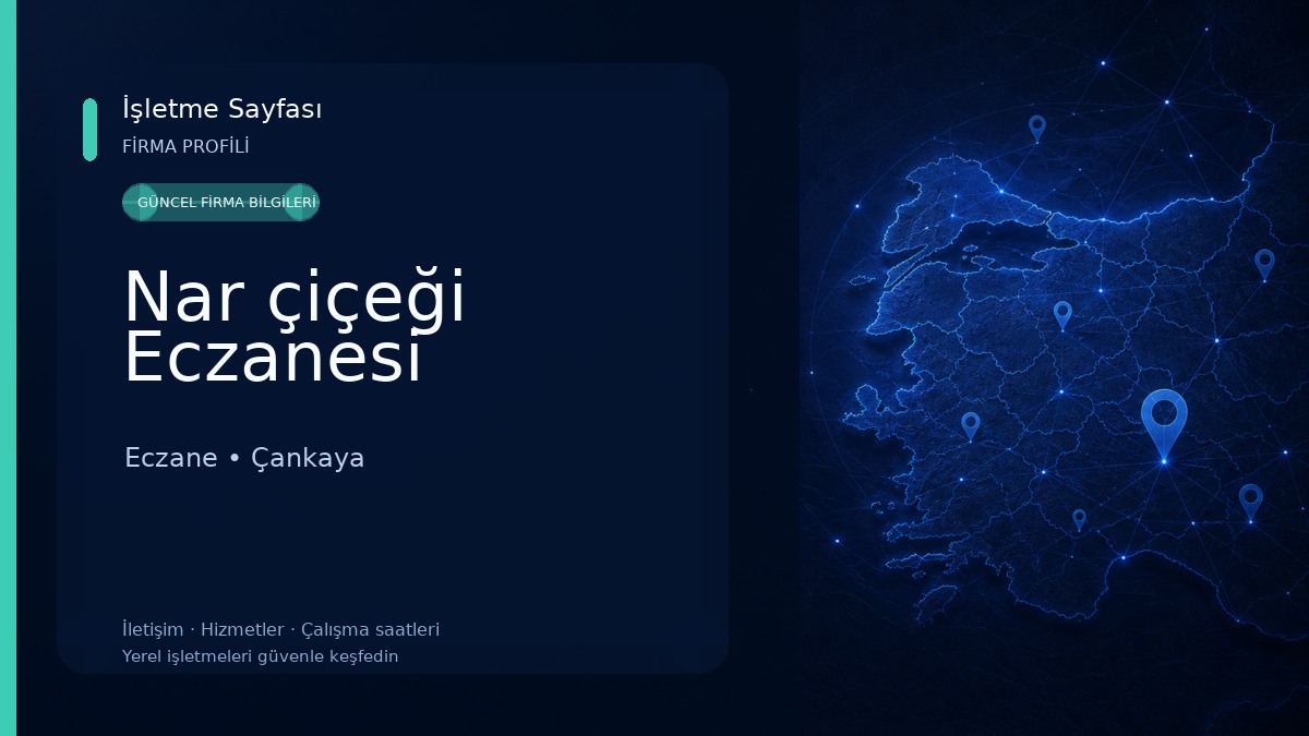 Nar çiçeği Eczanesi Eczane