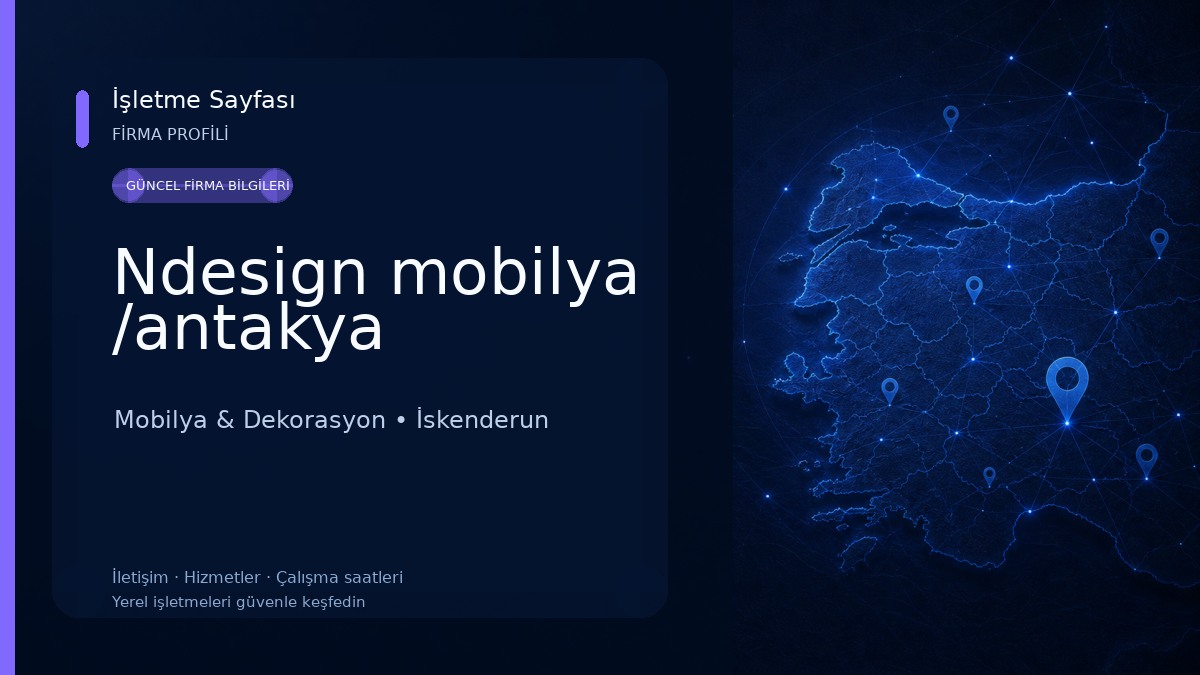 Ndesign mobilya /antakya Mobilya & Dekorasyon