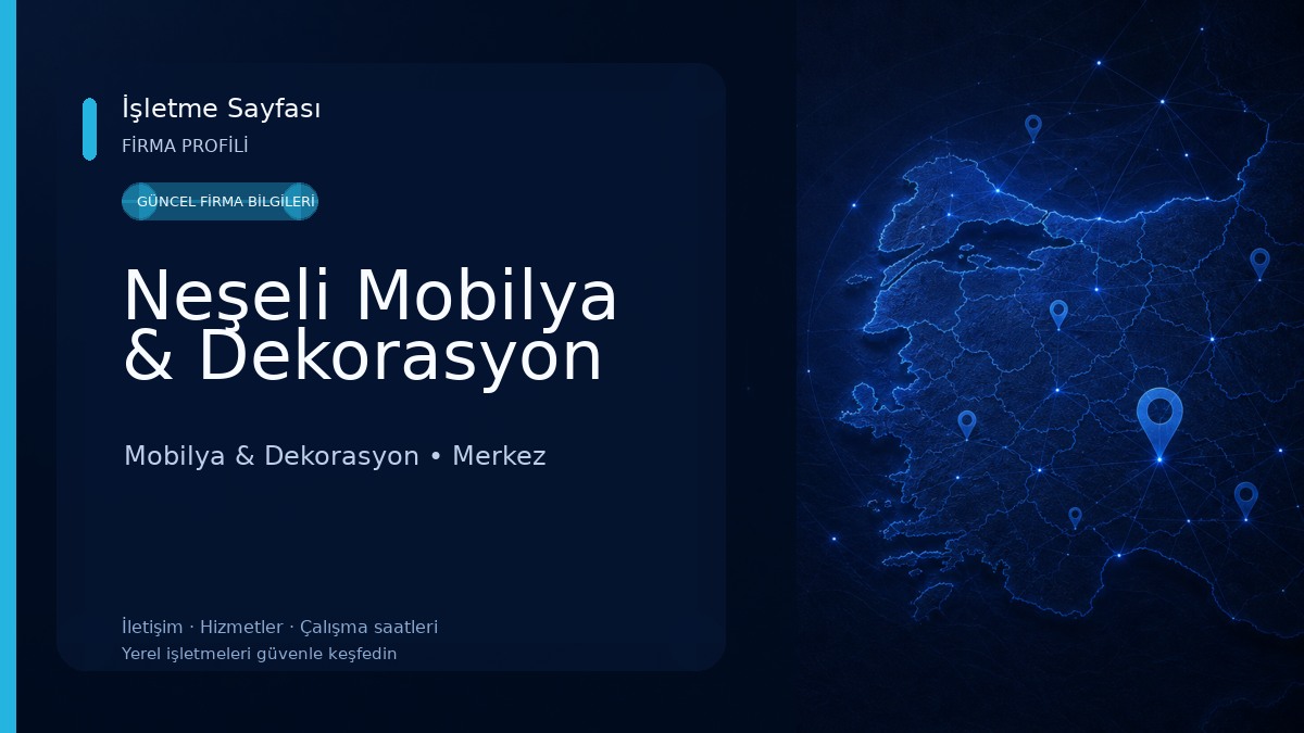 Neşeli Mobilya & Dekorasyon
