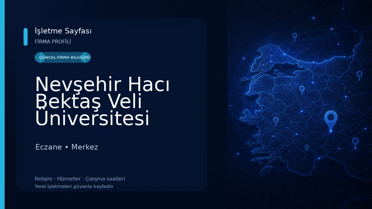 Nevşehir Hacı Bektaş Veli Üniversitesi Eczane