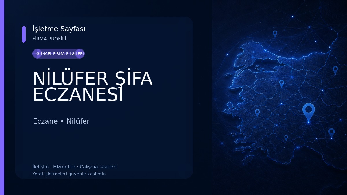 NİLÜFER ŞİFA ECZANESİ