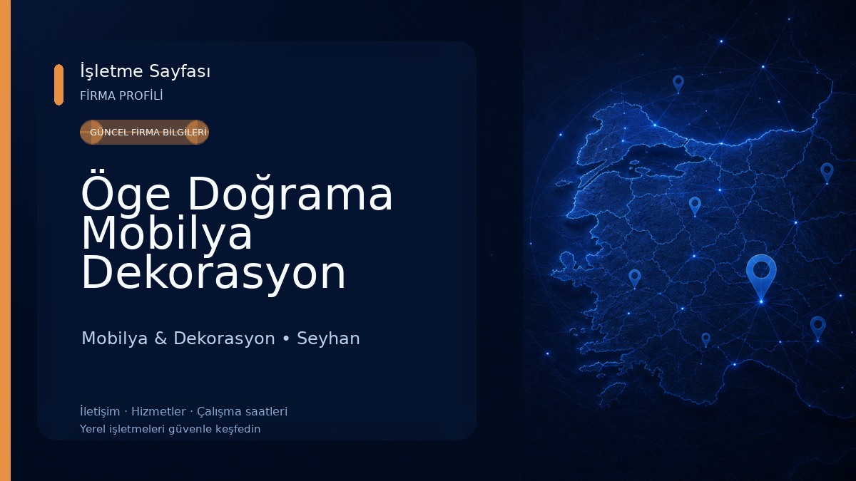 Öge Doğrama Mobilya Dekorasyon Mobilya & Dekorasyon