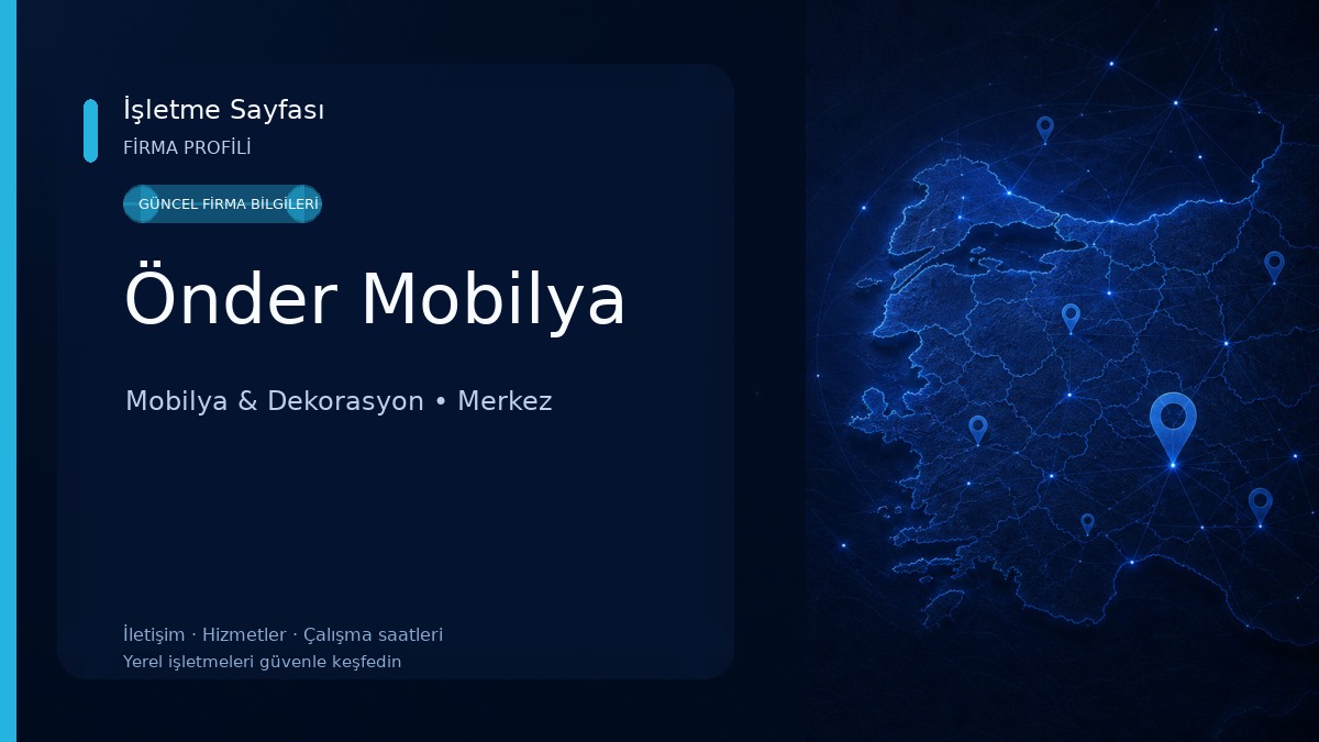 Önder Mobilya Mobilya & Dekorasyon