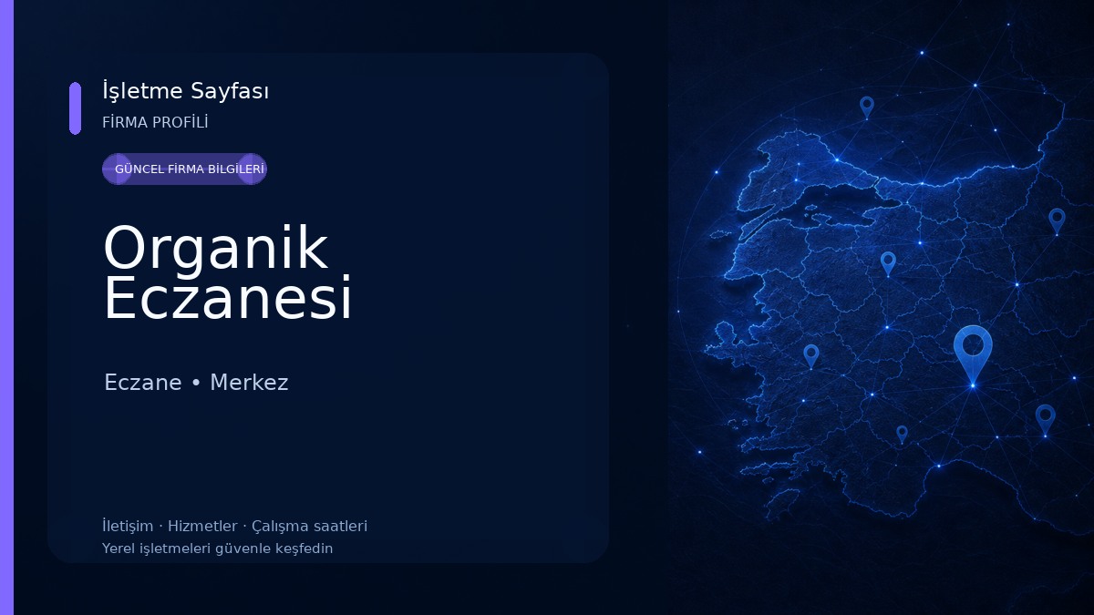 Organik Eczanesi Eczane