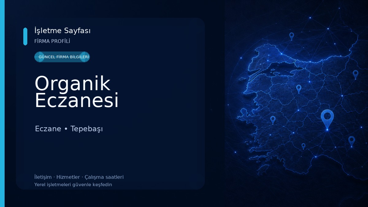 Organik Eczanesi Eczane