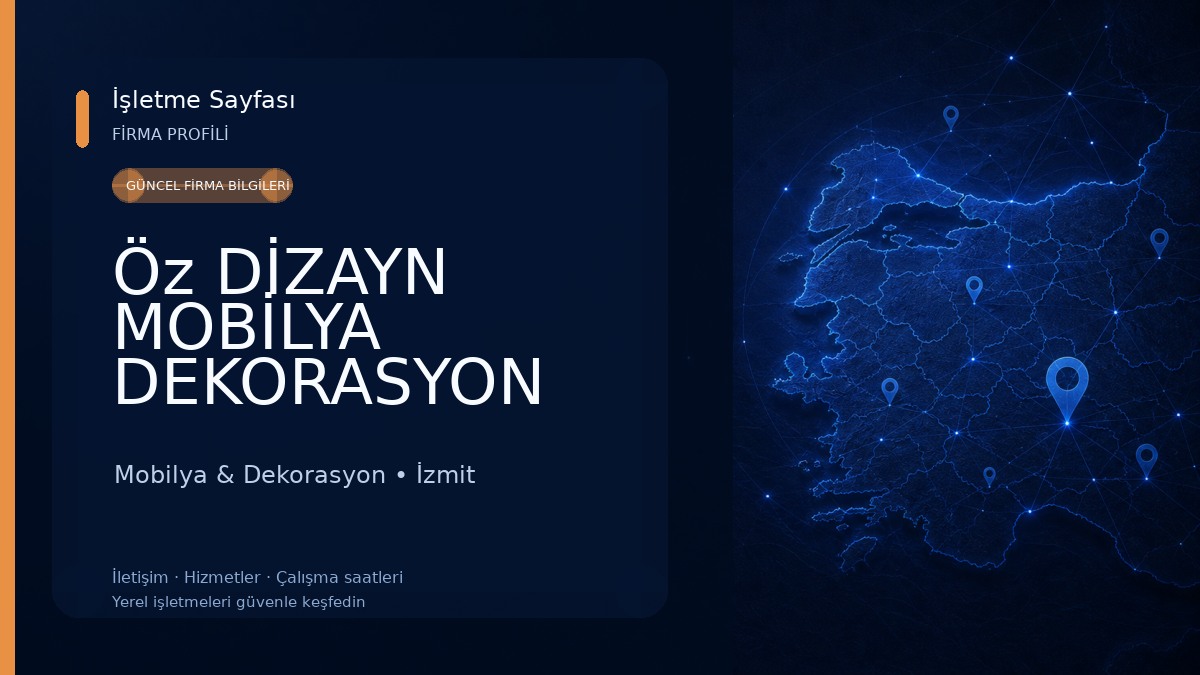 Öz DİZAYN MOBİLYA DEKORASYON Mobilya & Dekorasyon