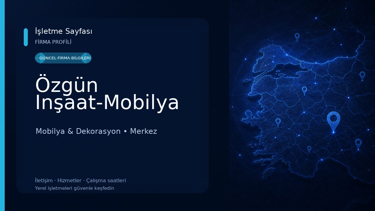 Özgün Inşaat-Mobilya