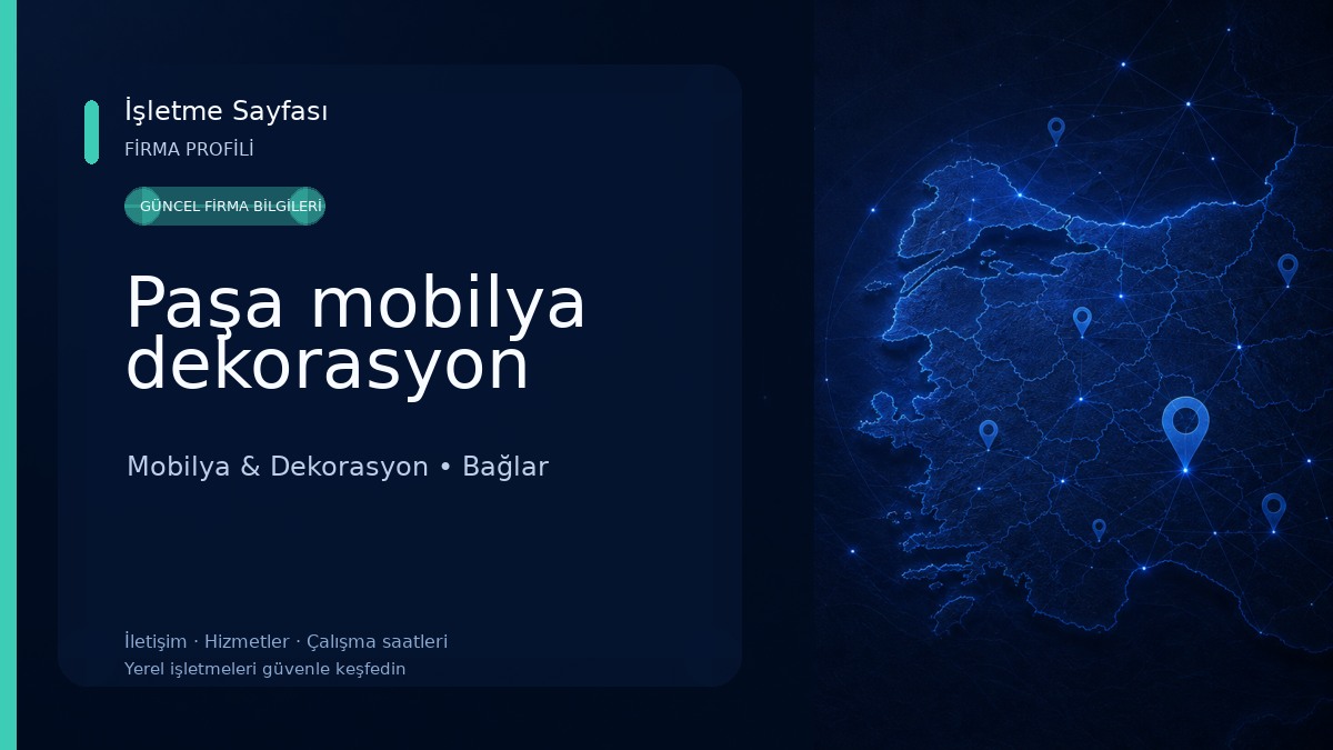 Paşa mobilya dekorasyon Mobilya & Dekorasyon