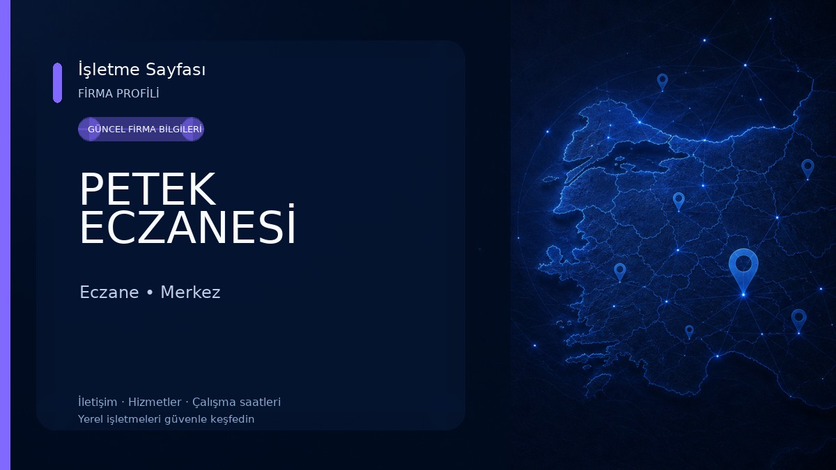PETEK ECZANESİ Eczane