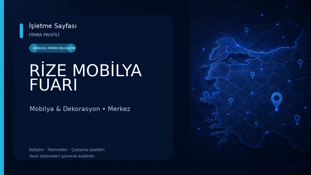 RİZE MOBİLYA FUARI Mobilya & Dekorasyon