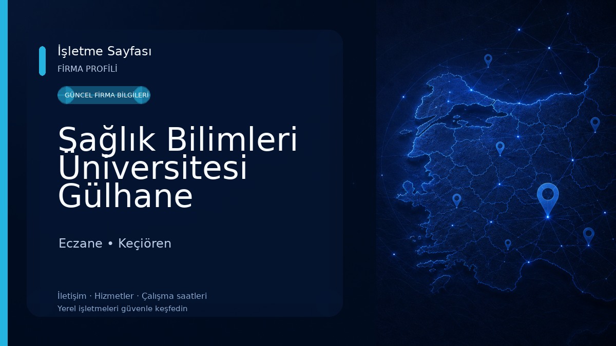 Sağlık Bilimleri Üniversitesi Gülhane Eczacılık Fakültesi