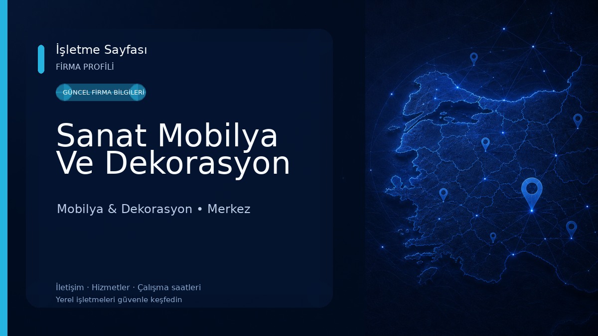 Sanat Mobilya Ve Dekorasyon